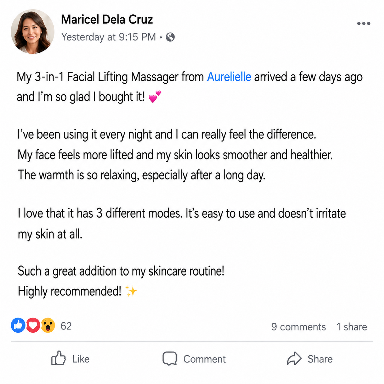 Customer feedback