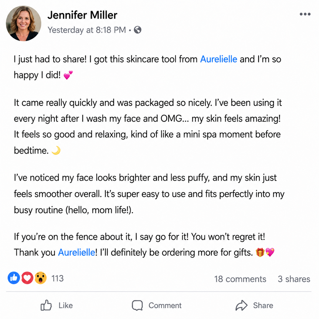 Customer feedback